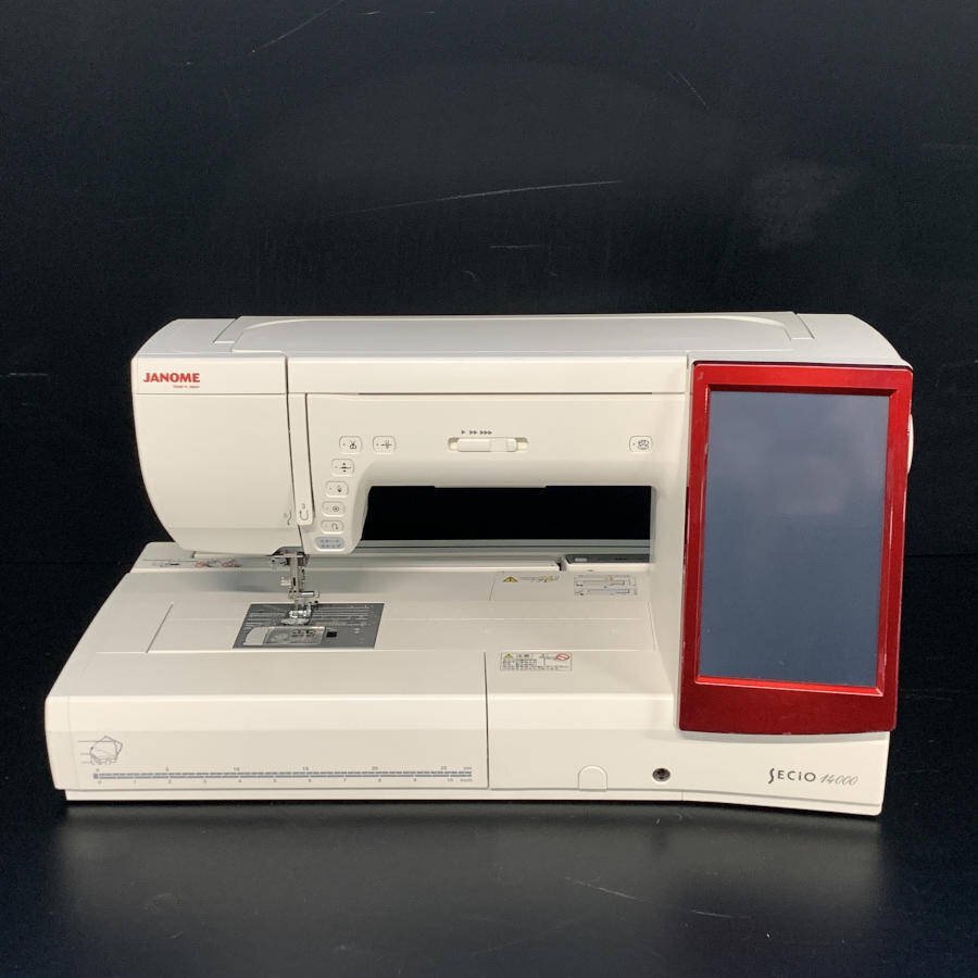 JANOME ジャノメ SECIO 14000 862型 コンピューターミシン タッチパネル 刺繍 家庭用ミシン 手芸 洋裁 裁縫 高機能*簡易検査品拍卖