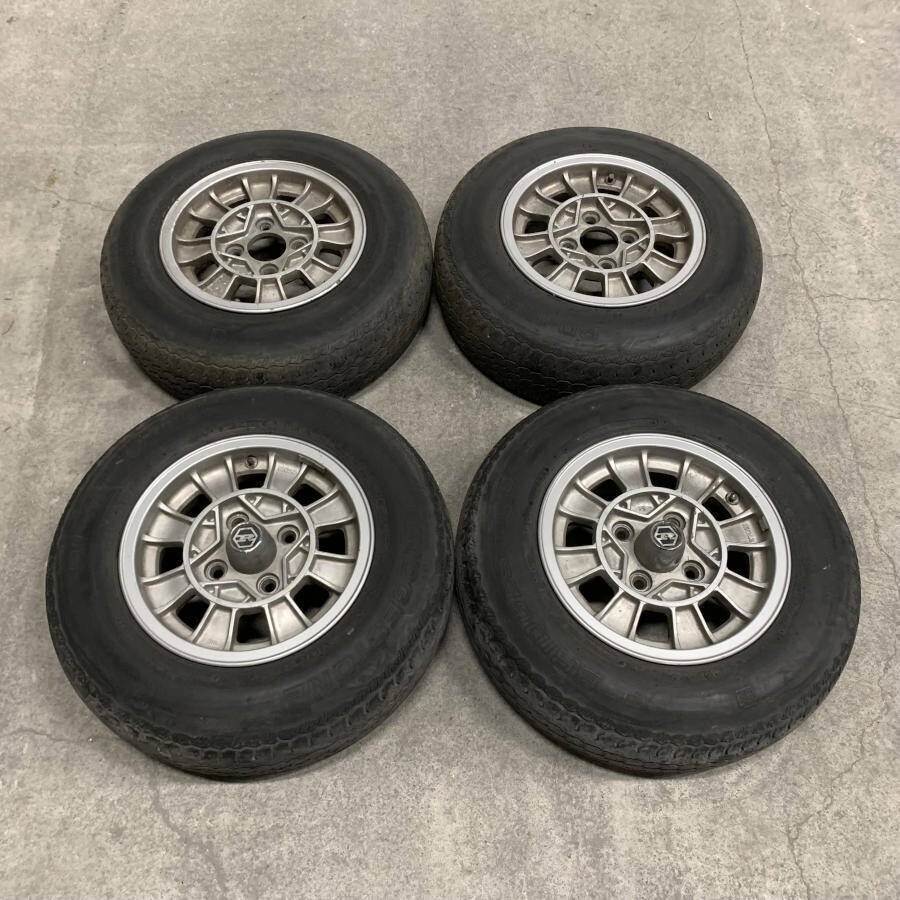 RYOBI リョービ ホイール&ラジアルタイヤ 13x5.5J PCD114.3 4穴 OFF+24○現状品拍卖