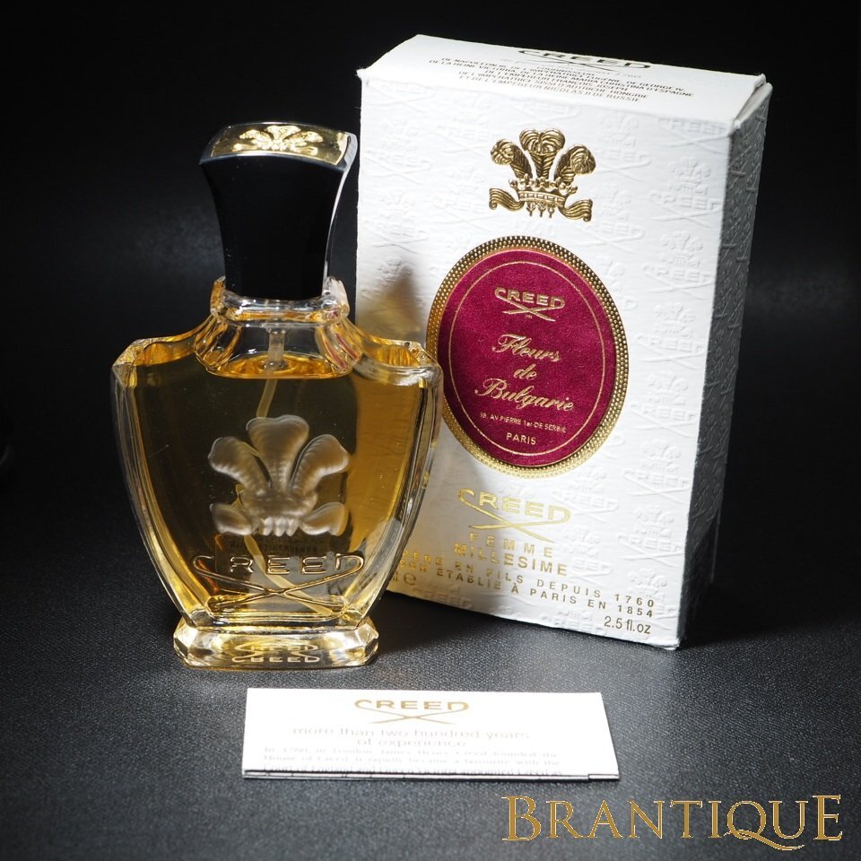 ◆即決あり/国内正規品◆ CREED クリード フルールドゥブルガリ 75ml フランス製 ウィメンズ 高級 香水 王室御用達 USED 「27764」拍卖
