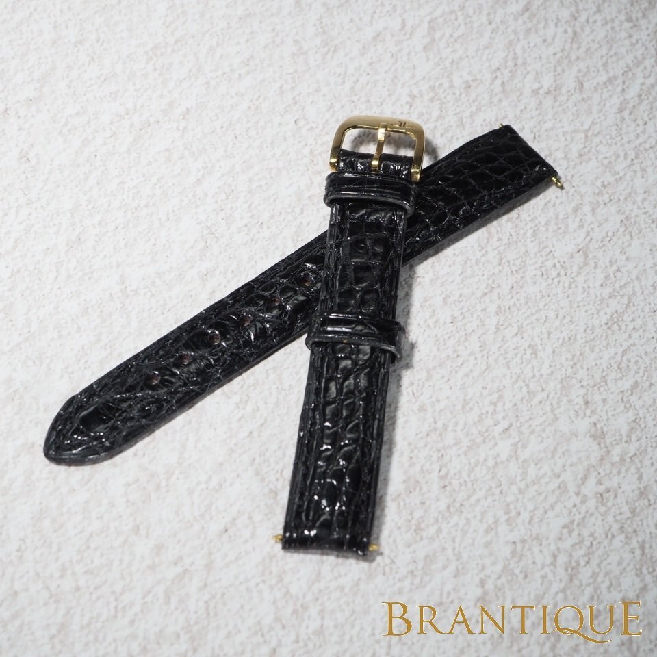 ◆即決あり◆Jaeger-lecoultre JL ジャガールクルト 純正革ベルト K18尾錠 ブラック 13/12mm レディース腕時計用 「00000」拍卖