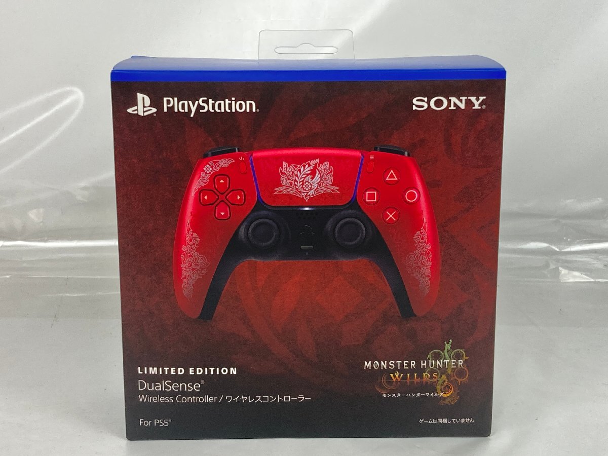【未開封品】PS5 ワイヤレスコントローラー DualSense CFI-ZCT1J モンスターハンターワイルズ LIMITED EDITION PlayStation SONY wa◇59拍卖
