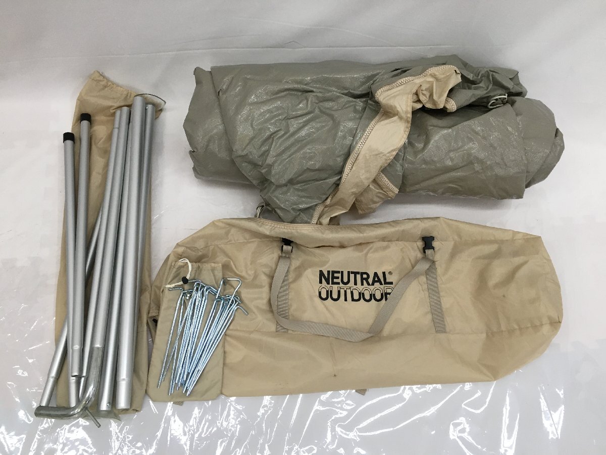 NEUTRAL OUTDOOR (ニュートラルアウトドア) GEテント3.0 キャンプ テント アウトドア 約3~5人用 約7kg 中古 K12861 wa◇114拍卖