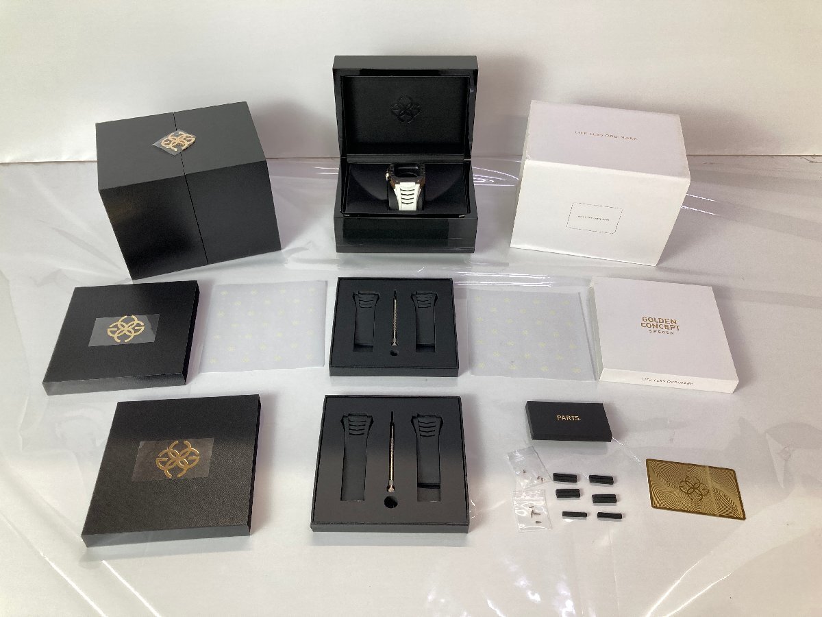 rh 【ジャンク品】 GOLDEN CONCEPT Apple Watch ゴールデンコンセプト アップルウォッチケース RSC45 hi◇178拍卖