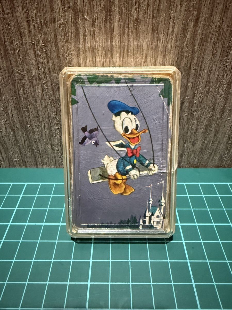 ドナルドダック トランプ 紙製 ディズニー 任天堂 当時物 Playing Cards NINTENDO Disney プレイングカード レア 希少 昭和 Donald Duck拍卖