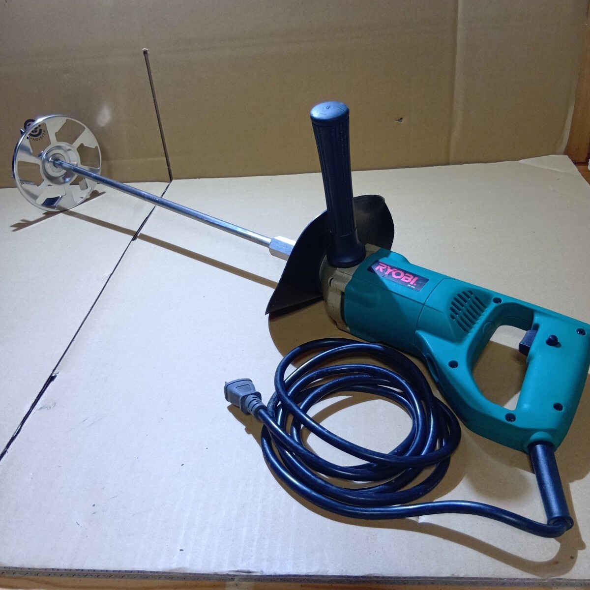 1円 RYOBI  PM-1010 パワーミキサー 710W撹拌機 動作確認済み拍卖