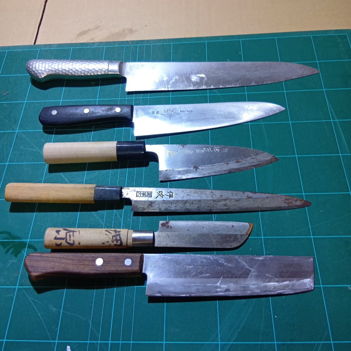 一円 包丁 出刃包丁 刺身包丁 和包丁 調理器具 刃物 まとめ拍卖