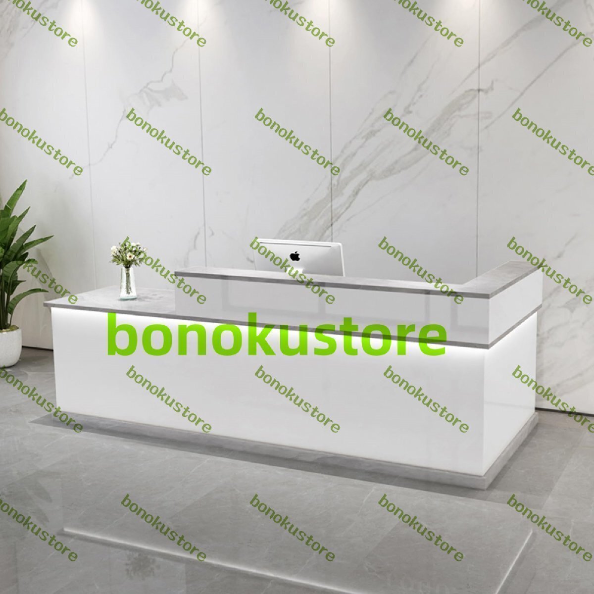 受付カウンターシンプルな木製レジ多機能レジ衣料品店 ミルクティーショップビューティーサロンバー収納スペース付き小型レジ160cm拍卖