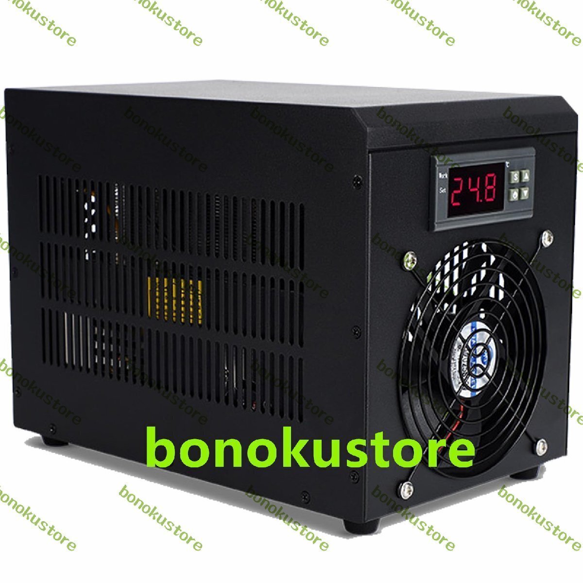 水槽用チラー 水チラー 水耕栽培システム用 低騒音コンプレッサー冷蔵水槽冷却ファン 空冷式チラー 水生植物栽培 110V 300L/79GAL拍卖