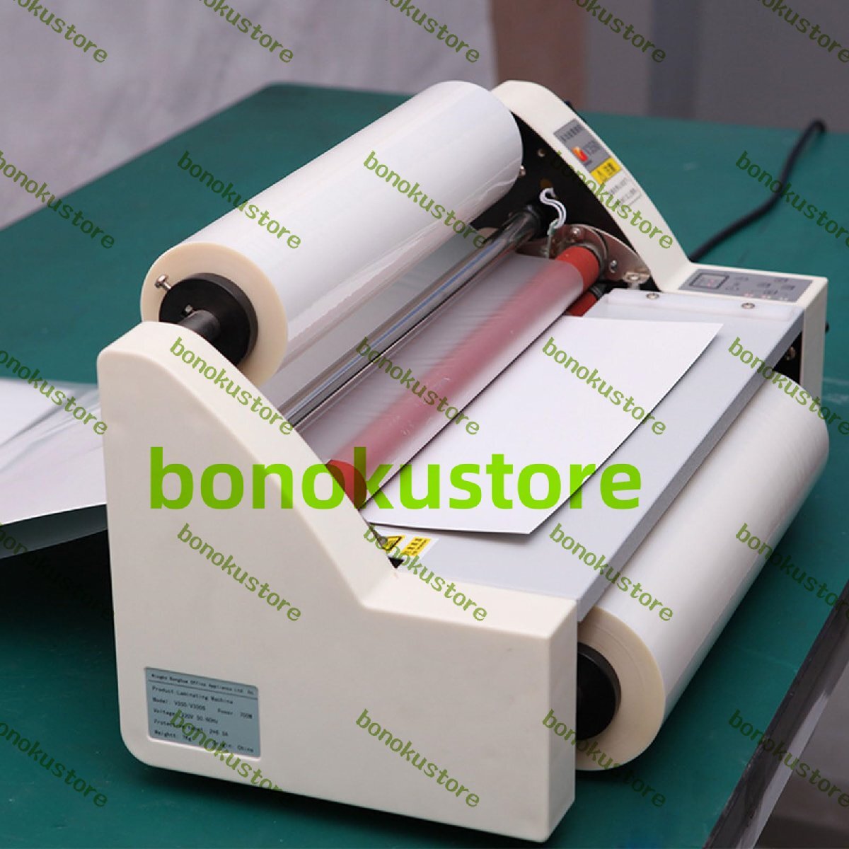 ホット&コールドロールラミネーター350mm/13.78インチデジタルスプリー片面および両面テリアルラミネーターコーティング厚さ0.1~5mm拍卖