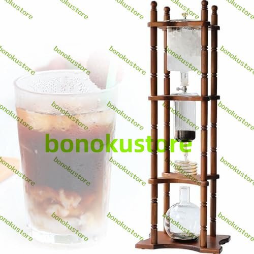 コールドブリューコーヒーメーカー3000ml 取り外し可能な業務用アイスドリップコーヒータワー ステンレススチールレギュレーター付き拍卖