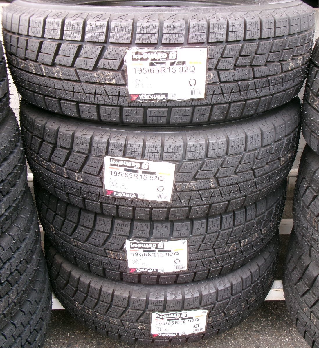 195/65R16 新品 スタッドレス ヨコハマ アイスガード6 iG60 4本セット 新型 60 プリウス ライズ ロッキー レックス拍卖