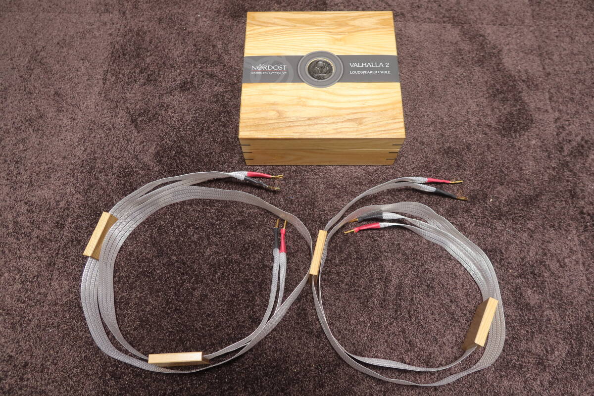 ★★NORDOST VALHALLA2 スピーカーケーブル 2m ペア ノードスト拍卖