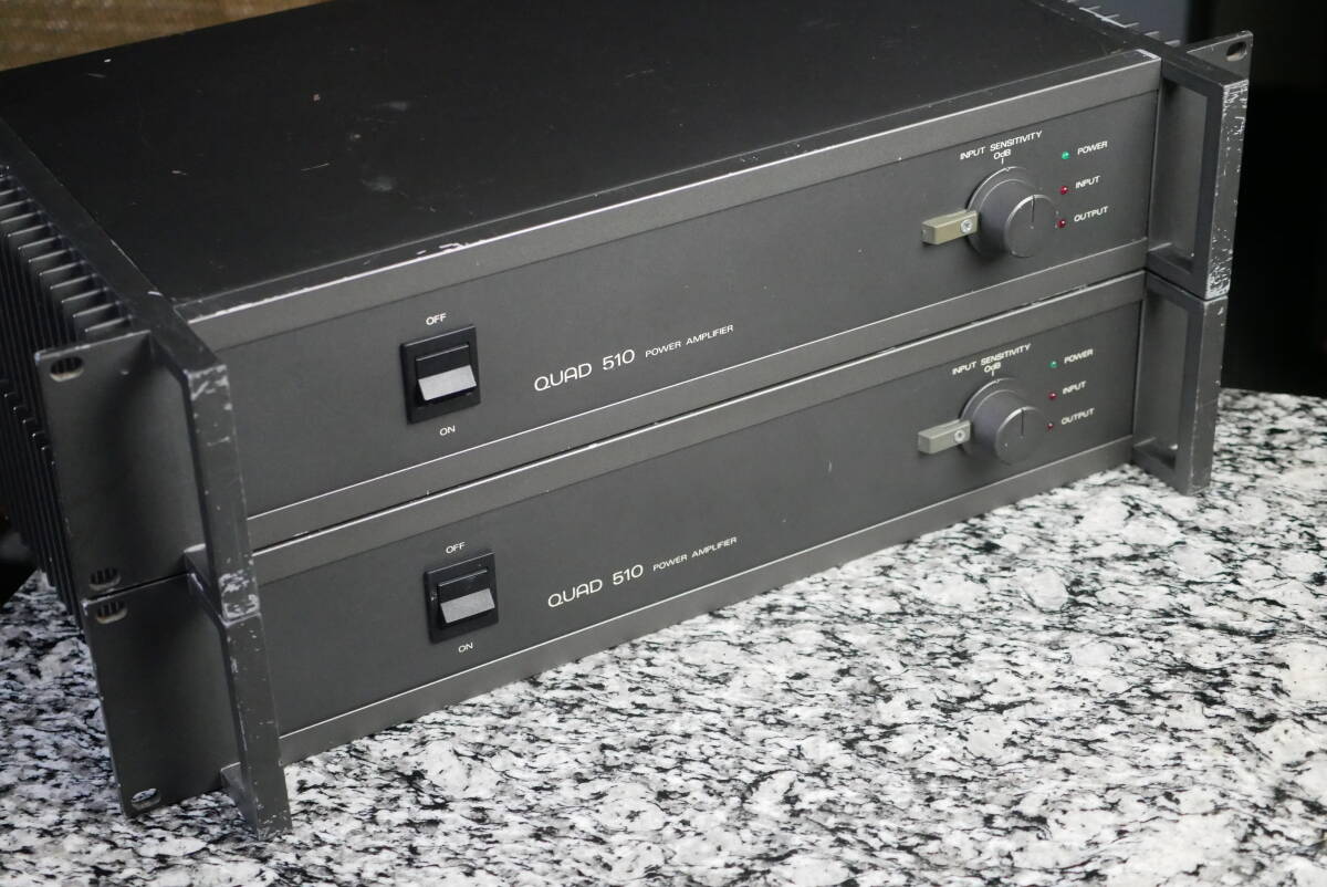 QUAD クォード 510 モノラルパワーアンプ 現代版の50Eです! 同社至上最高のパフォーマンス! 動作良品! 付属品付き!拍卖