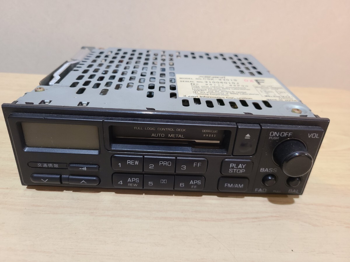 ★日産 純正カセットデッキ Xanavi CSK-9301S NISSAN ニッサン カーステレオ 拍卖