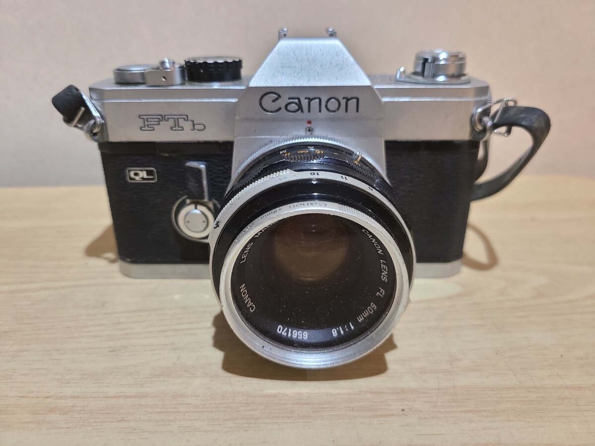 ★キャノン CANON FTb + FL 50mm 1:1.8 フィルムカメラ レンズ 現状品拍卖