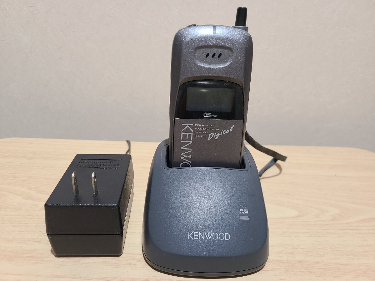 ★ KENWOOD ケンウッド ISD-P7 PHS 充電器・ACアダプター付き拍卖