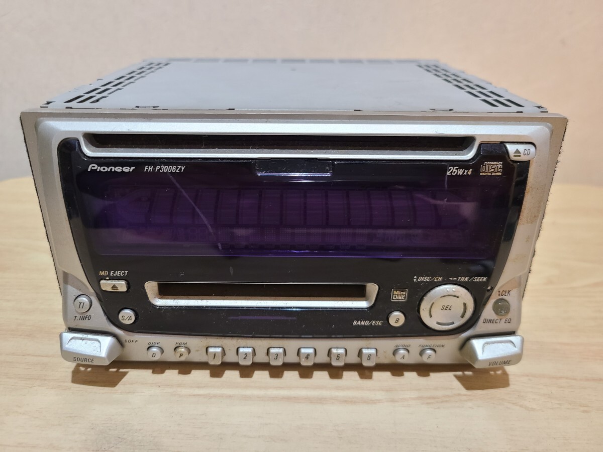 ★ダイハツ 純正 carrozzeria カロッツェリア CD MD プレーヤー オーディオ デッキ FH-P3006ZY拍卖