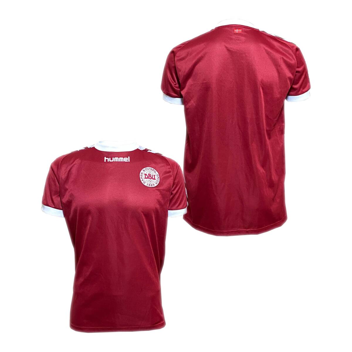 ■中古■ヒュンメル■デンマーク代表 2002 ホーム レプリカユニフォーム■半袖■Lサイズ拍卖