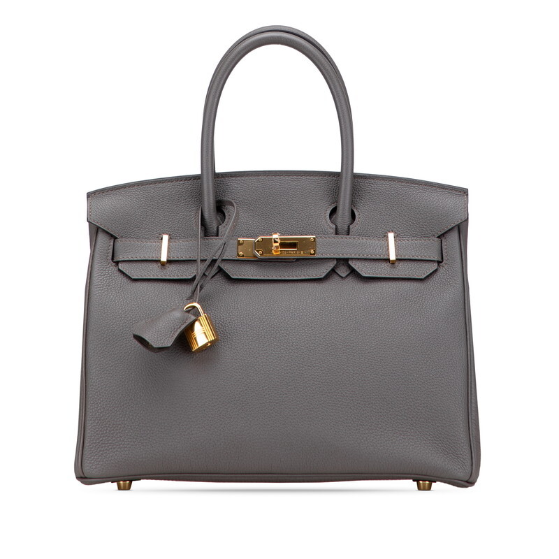 エルメス バーキン30 ハンドバッグ エタン ゴールド金具 トゴ レディース HERMES 【中古】拍卖