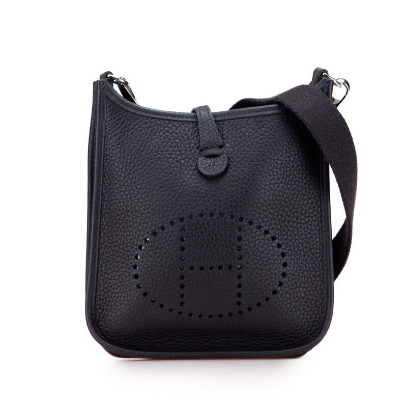 エルメス エヴリンTPM アマゾーヌ 斜め掛け ショルダーバッグ ダークネイビー シルバー金具 トリヨンクレマンス HERMES 【中古】拍卖