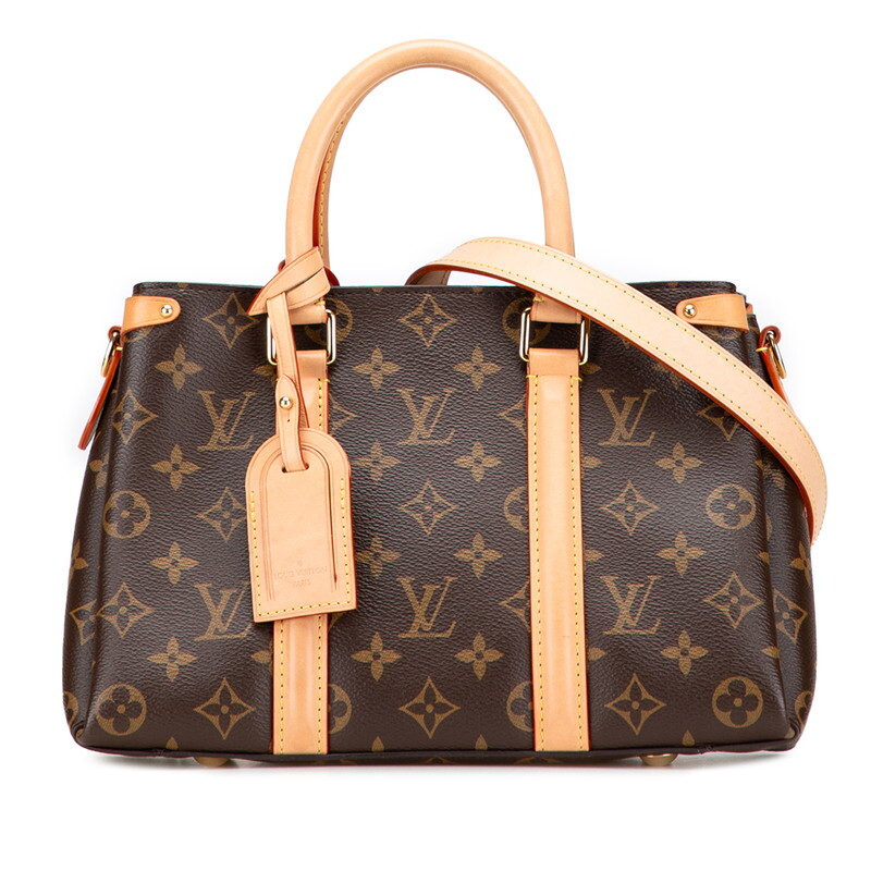 ルイ ヴィトン モノグラム スフロBB ハンドバッグ ショルダーバッグ 2WAY M44815 ブラウン PVC レザー レディース LOUIS VUITTON 【中古】拍卖