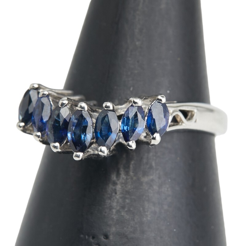 ノーブランド Pt900 プラチナ サファイア0.70ct リング 指輪 レディース no brand 中古拍卖