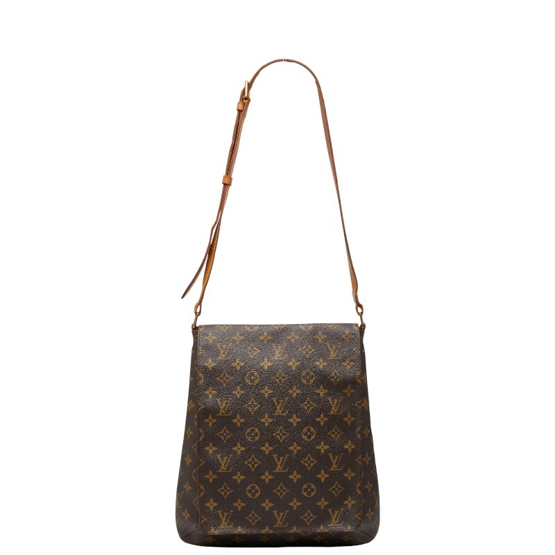ルイ ヴィトン モノグラム ミュゼット 斜め掛け ショルダーバッグ M51256 ブラウン PVC レザー レディース LOUIS VUITTON 【中古】拍卖