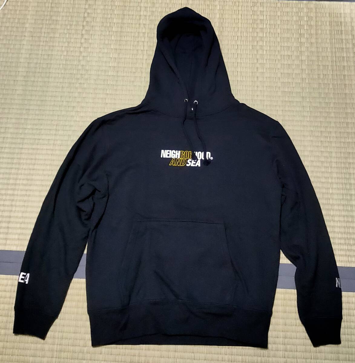 NEIGHBORHOOD×WIND AND SEA パーカー 黒 S NHWDS / C-HOODED . LS ネイバーフッド ウインダンシー 拍卖