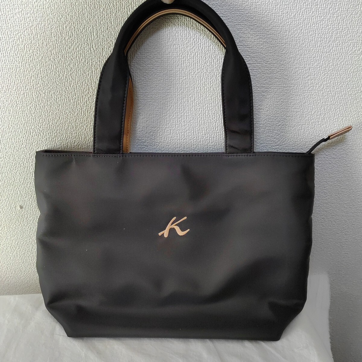 キタムラ トートバッグ 北村 黒 サブバッグ 1030-B5-TA21拍卖