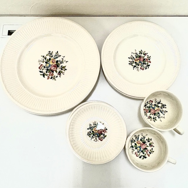 △W.WOOD/ウェッジウッド CONWAY カップ&ソーサー他食器8点まとめて△拍卖