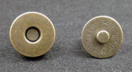 即決/マグネットホック/14mm/アンティーク/50組/厚/7番拍卖