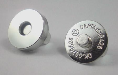 即決☆マグネットホック☆18mm☆ニッケル☆30組☆厚☆12番拍卖