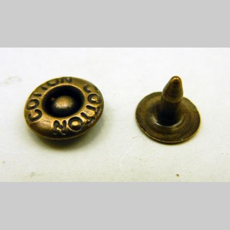 即決☆ジーンズ・リベット☆径10mm・足長7mm☆10組☆A-A2番拍卖