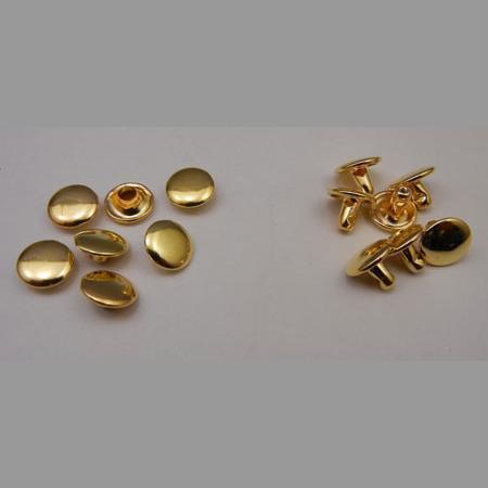 即決/両面カシメ/ゴールド/短足・頭9mm・足6mm/100組/F1拍卖