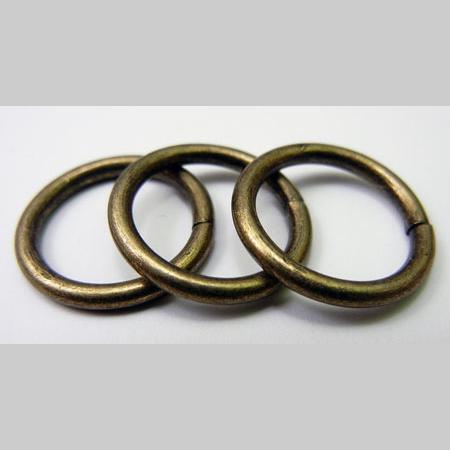 即決☆丸カン☆アンティーク☆内径9mm☆線1.5mm☆50個☆A3拍卖