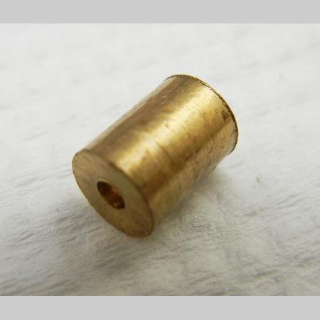 即決☆紐止め金具☆真鍮製☆真鍮生成☆外径6mm・縦8mm☆10個☆1番拍卖