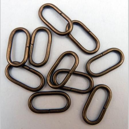 即決☆楕円カン☆アンティーク☆内径15mm線太1.8mm☆30個☆A1拍卖