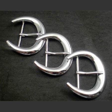 即決☆バックル☆馬蹄形☆ニッケル☆ベルト幅40mm☆10個☆A1拍卖