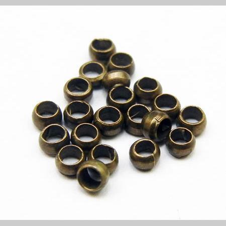 即決/つぶし玉/カシメ玉/アンティーク/外径2.5mm/100個/2番拍卖
