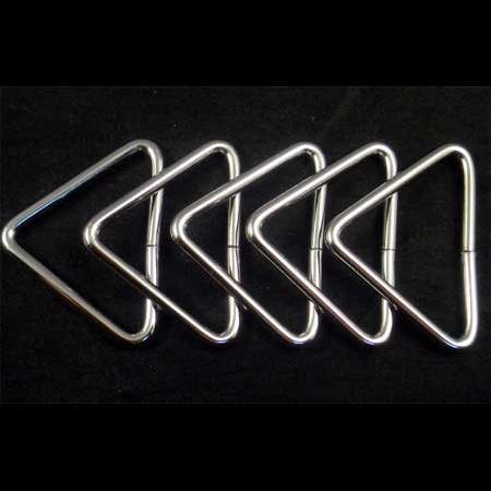 即決☆三角カン☆ニッケル☆ベルト幅38mm/線3.2mm☆20個☆A5拍卖