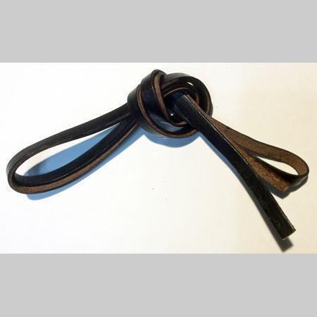 即決☆革レース☆平紐☆幅6.0mm・厚さ1.2mm☆こげ茶☆1m☆A5拍卖