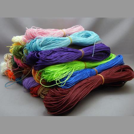 即決/手芸紐/合成繊維/太さ1mm/全24色/各1m・計24m/25番拍卖