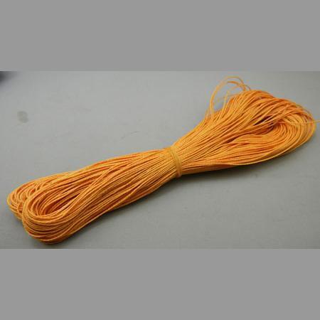 即決/手芸紐/合成繊維/太さ1mm/1束・約85m/黄土色/6番拍卖