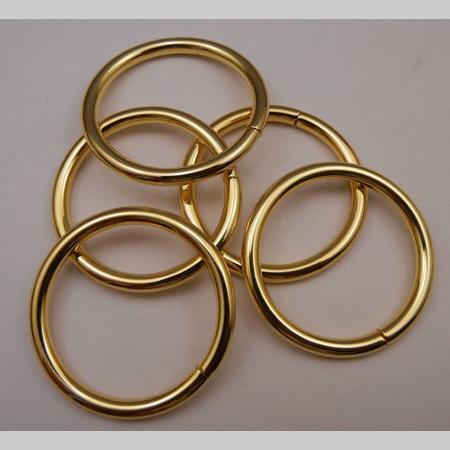 即決☆丸カン☆ゴールド☆内径35mm☆線太4.0mm☆5個☆14番拍卖