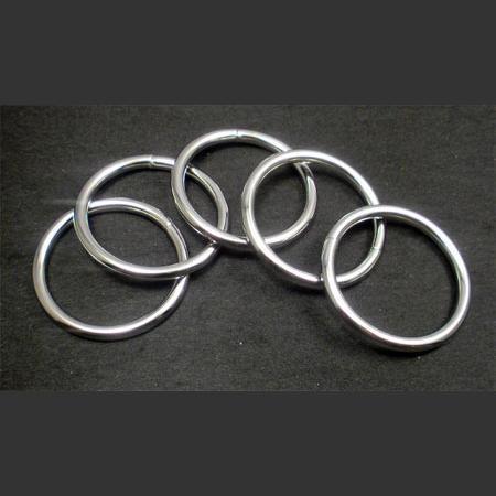 即決☆丸カン☆ニッケル☆内径35mm☆線太4.0mm☆20個☆14番拍卖