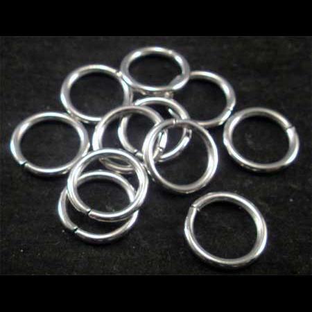 即決☆丸カン☆ニッケル☆内径12mm☆線太2.0mm☆100個☆9番拍卖