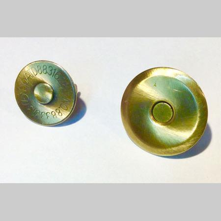 即決/マグネットホック/18mm/古美・グラデーション/10組/超薄/3番拍卖