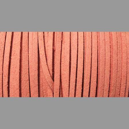 即決☆スエードコード☆平紐☆幅2.5mm☆長10m☆全20色☆濃桃色☆9番拍卖