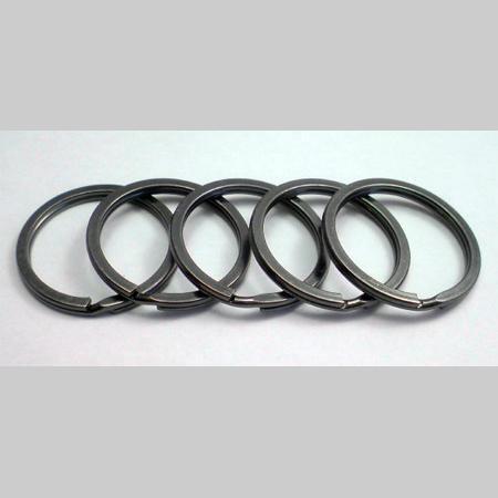 即決★キーリング★黒ニッケル★平線★外径35mm★40個★5番拍卖