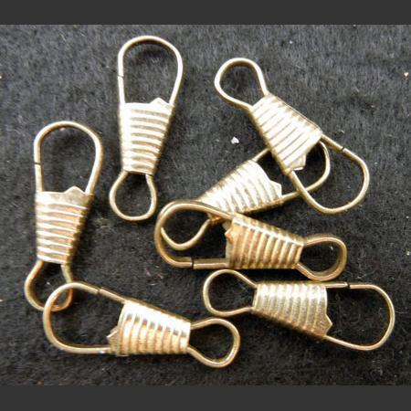 即決/キーホルダー/バネフック/アンティーク/縦25mm/20個/1番拍卖